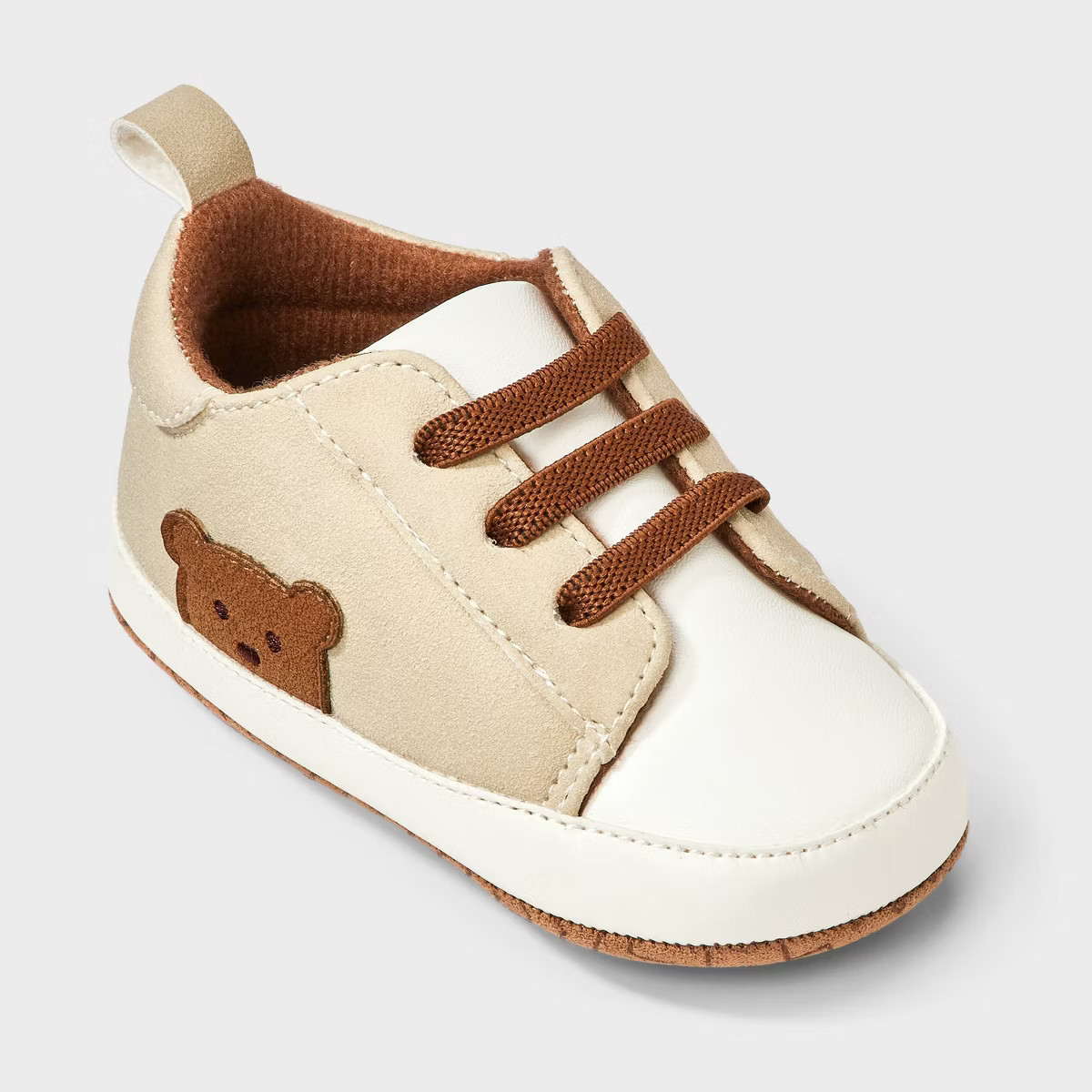 Baby Bear Tennis Crib Shoes - Cat & Jack™ Tan | Target