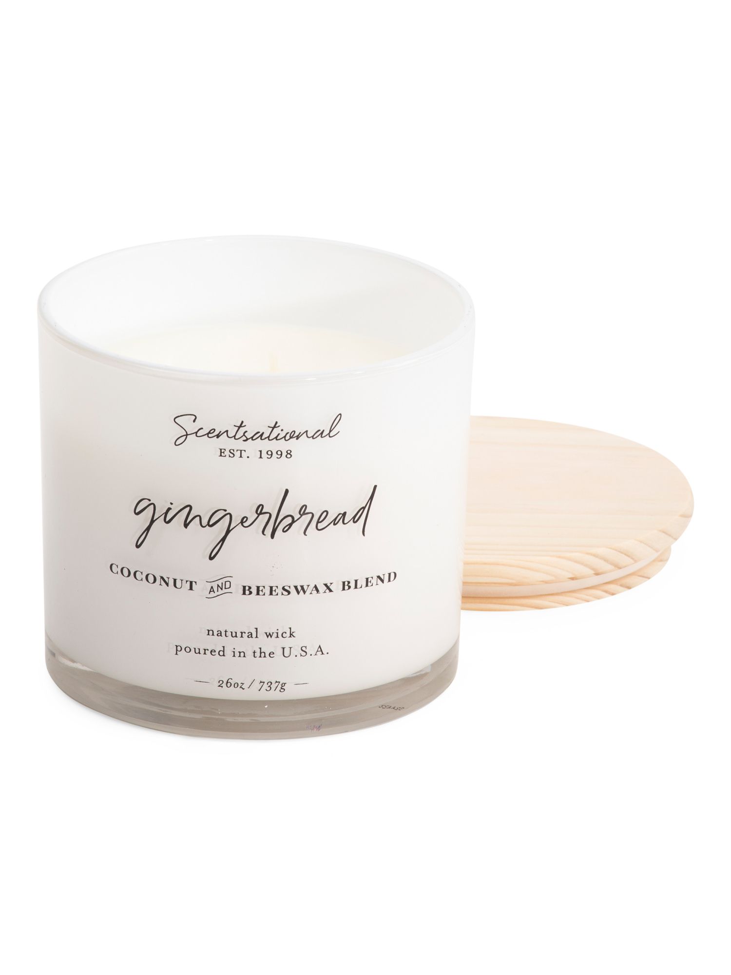 Made In Usa 26oz Gingerbread Candle | TJ Maxx
