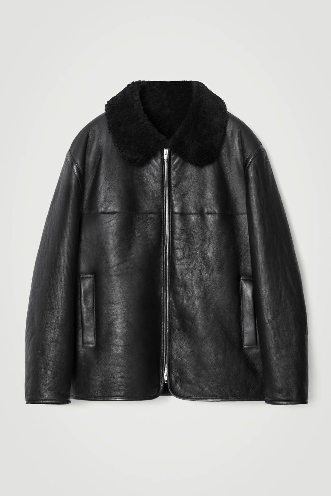 SHEARLING FLIGHT JACKET | COS (US)
