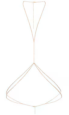 Camila Coelho Robyn Body Chain in Gold from Revolve.com | Revolve Clothing (Global)