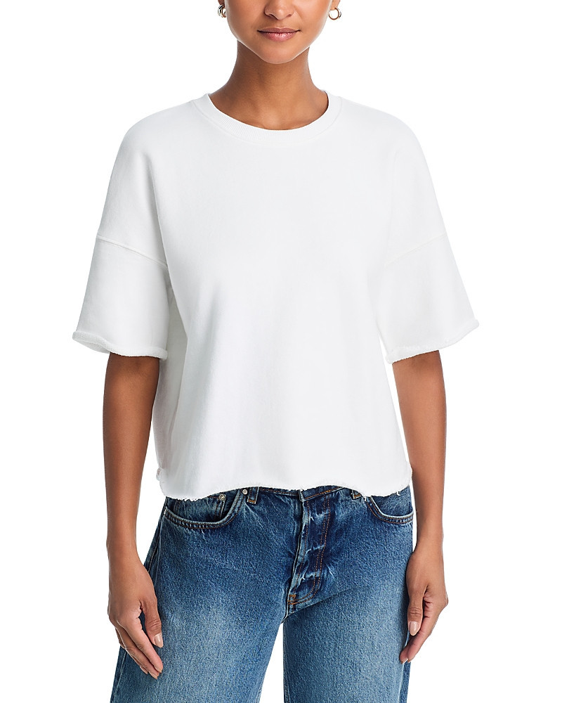 perfectwhitetee Ezra Short Sleeve Sweatshirt | Bloomingdale's (US)