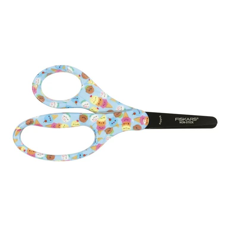 Fiskars Designer Non-stick Blunt-tip Kids Scissors (5 in.) - Kawaii Ice Cream | Walmart (US)