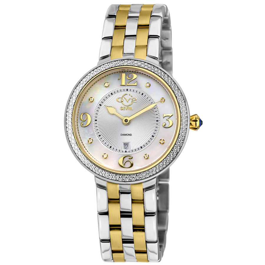 GV2 by Gevril Verona Quartz Diamond Ladies Watch 12903B | Jomashop.com & JomaDeals.com