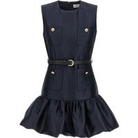 Zelfportret 'Navy Taffeta Mini' jurk | Balardi (US & Canada)