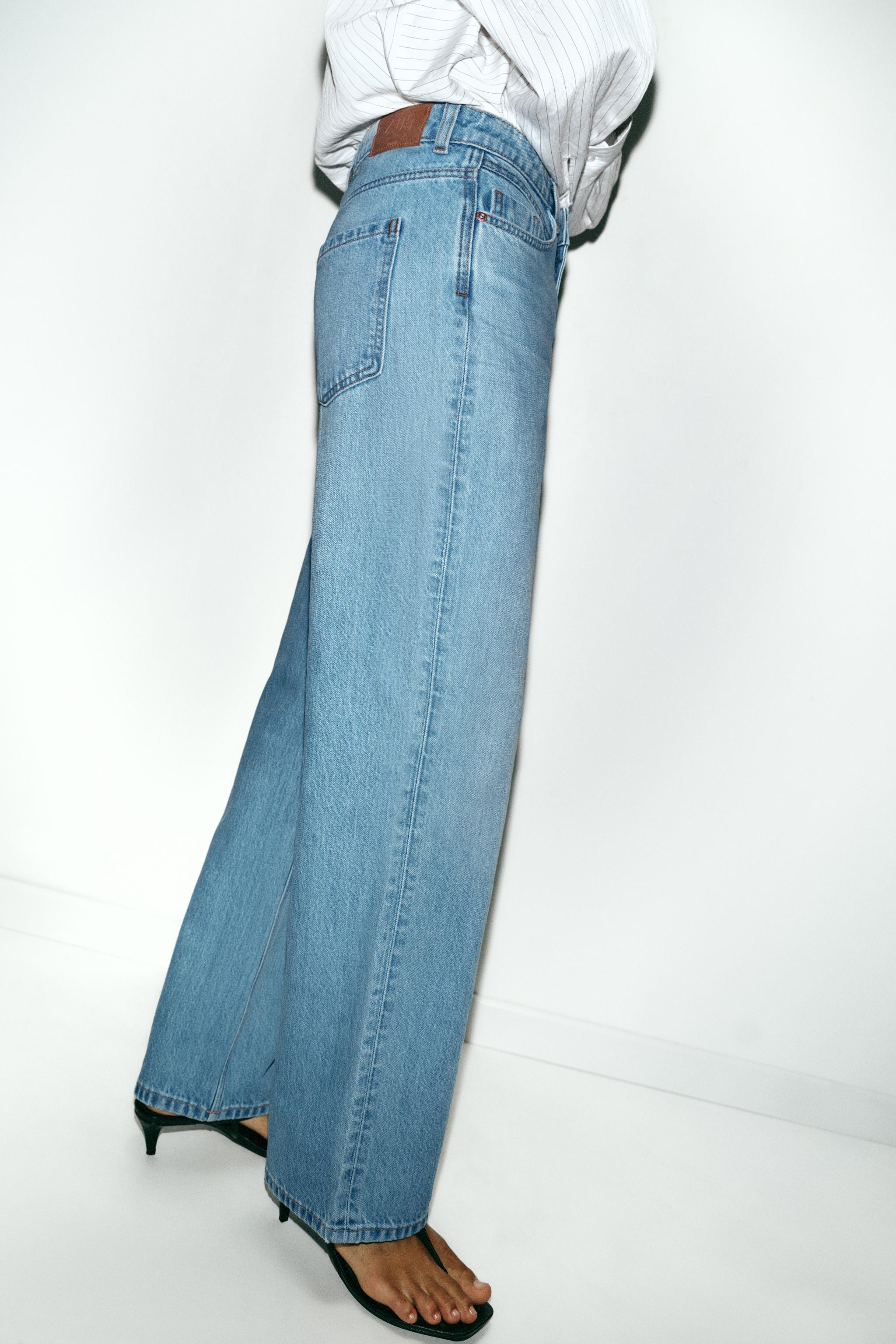 Z.03 STRAIGHT HIGH-WAIST LONG LENGTH JEANS | Zara UK