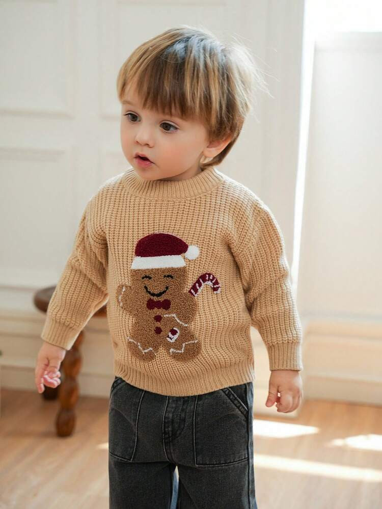 Gingerbread Christmas Sweater | SHEIN