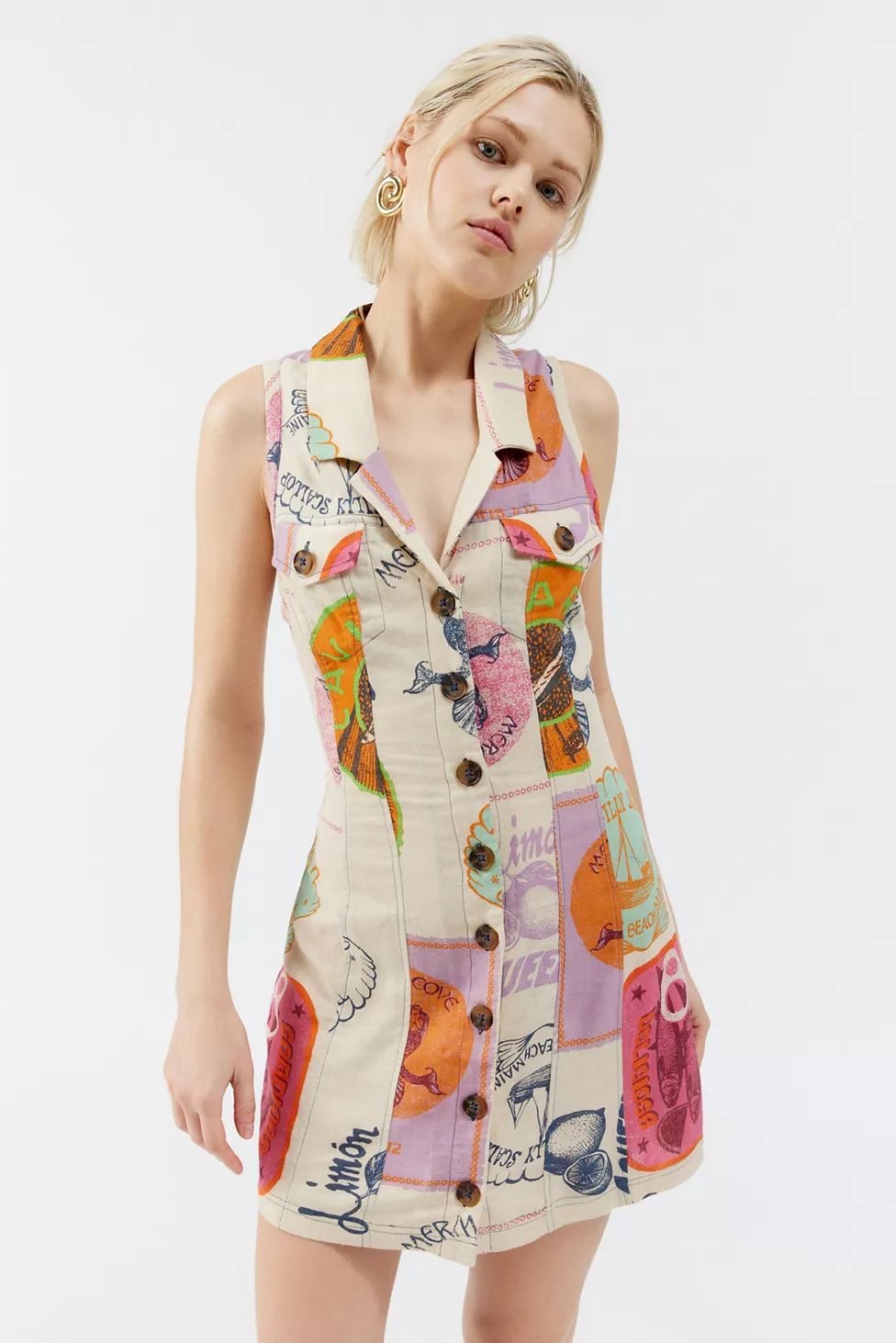 BDG Jasper Shift Mini Dress | Urban Outfitters (US and RoW)