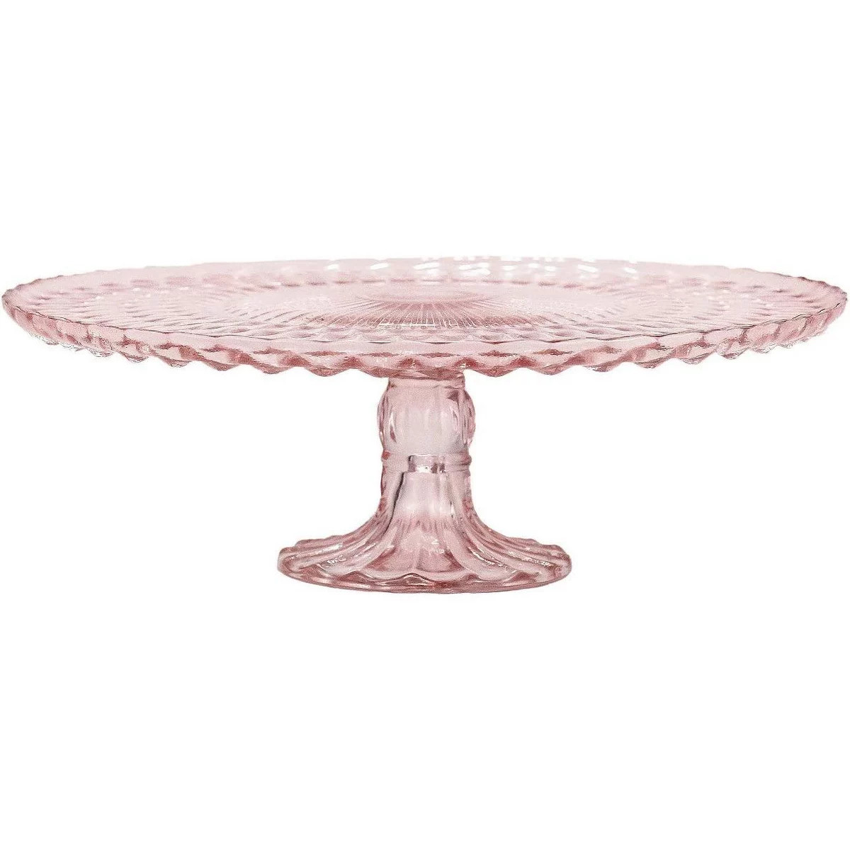 Amici Home Rochester Footed Glass Cake Stand, Round Vintage Style Serving Platter for Cupcakes, C... | Target