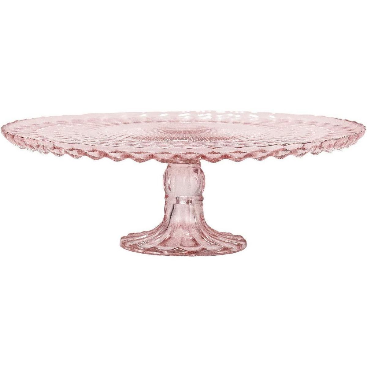 Amici Home Rochester Footed Glass Cake Stand, Round Vintage Style Serving Platter for Cupcakes, C... | Target