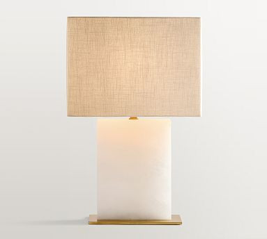 Windham Stone Block Table Lamp (21") | Pottery Barn (US)
