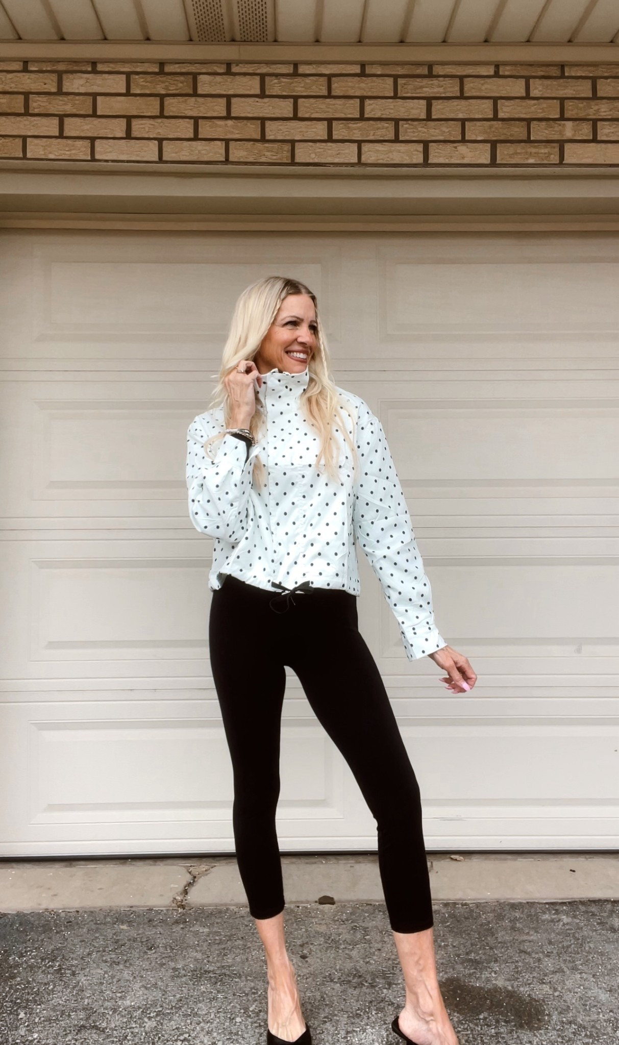 Polka dot jacket for Spring ! 

#LTKspring #LTKOver40 #LTKspringtrends