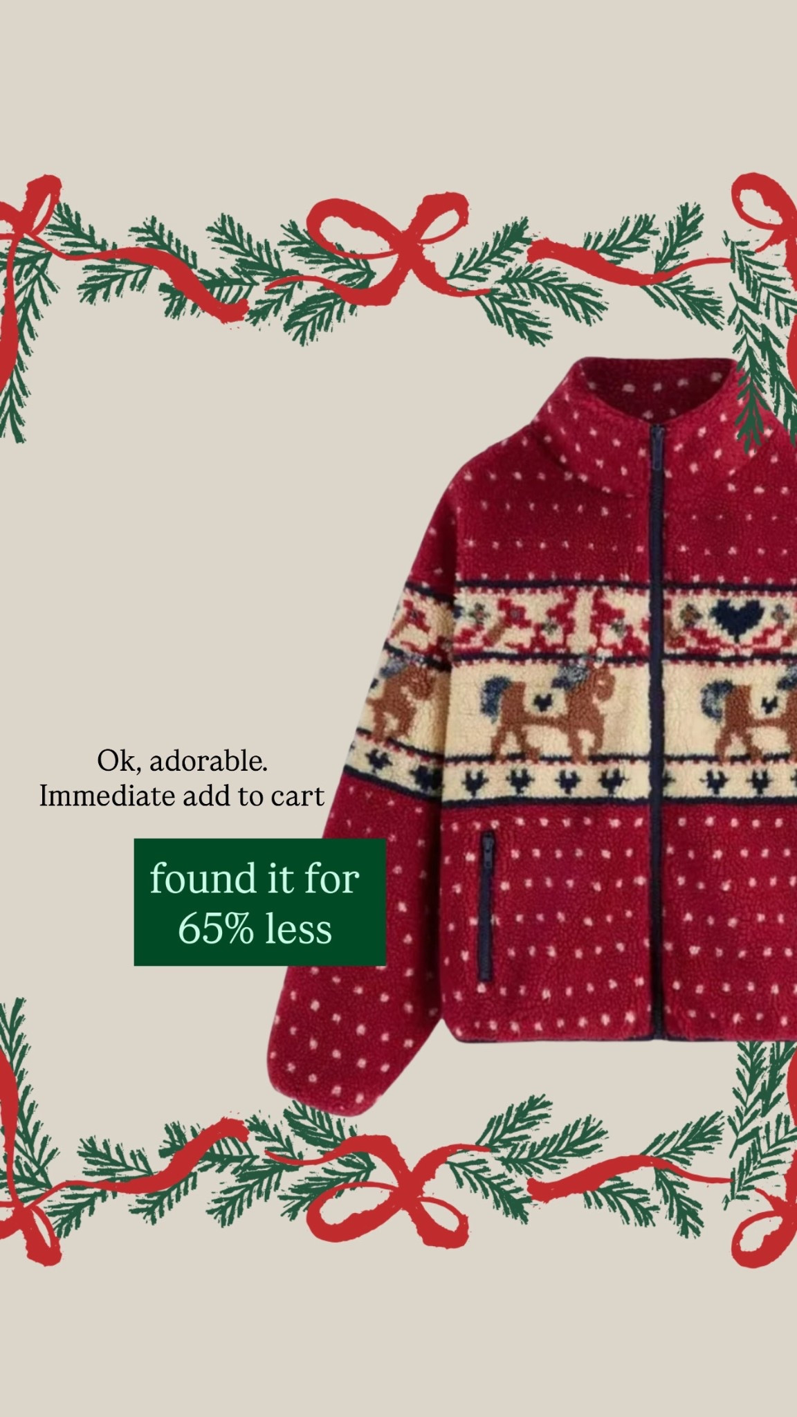 OK, found this very popular trending fleece or less from Walmart and Amazon 65% less holiday fleece jacket, Christmas jacket, it could be worn all winter really it’s super adorable

#LTKHome #LTKGiftGuide #LTKSaleAlert