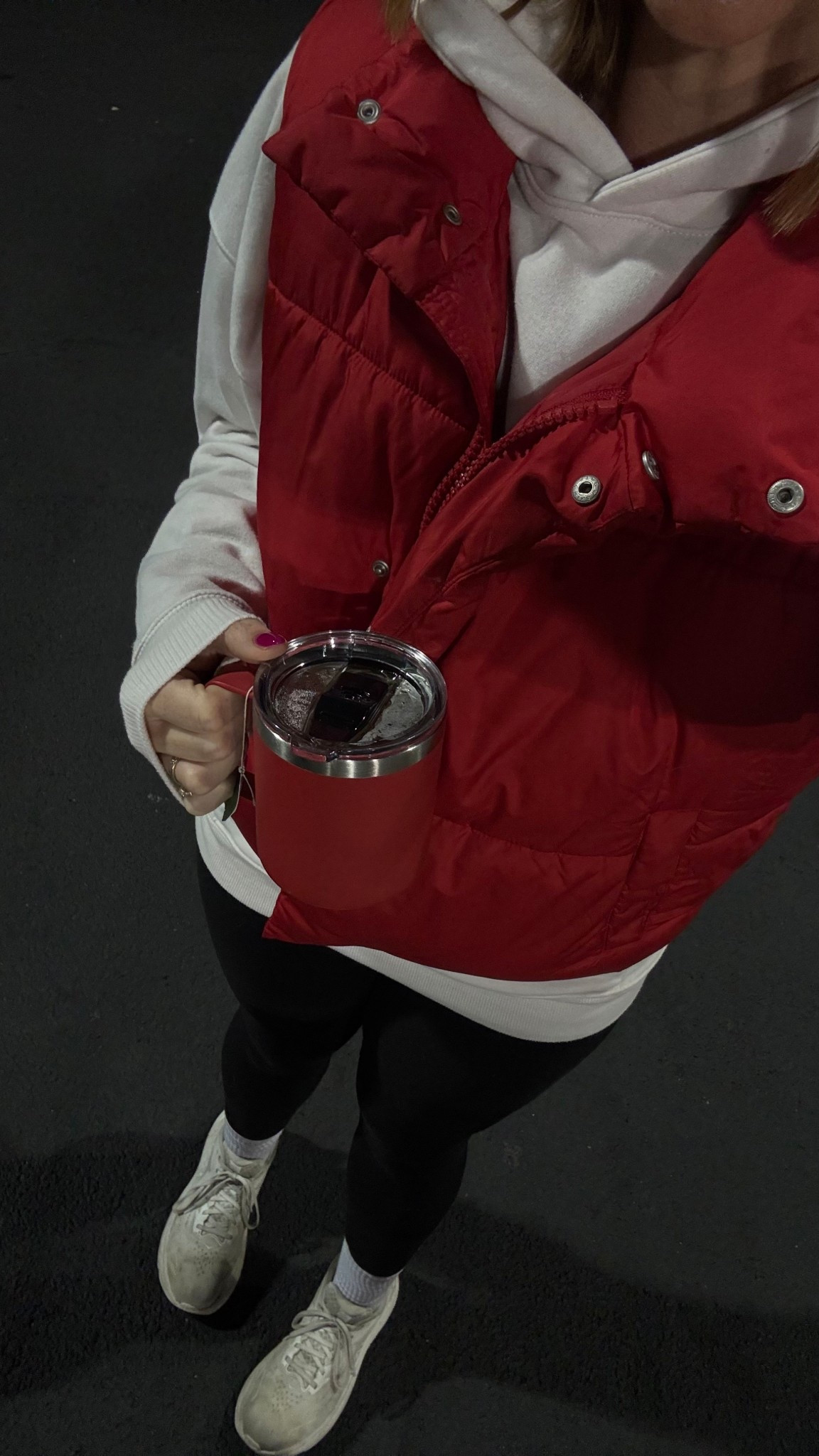 Friday night bundled up 