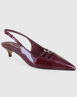 Splendid - Vivi Kitten Heel in Wine - Wine | Splendid