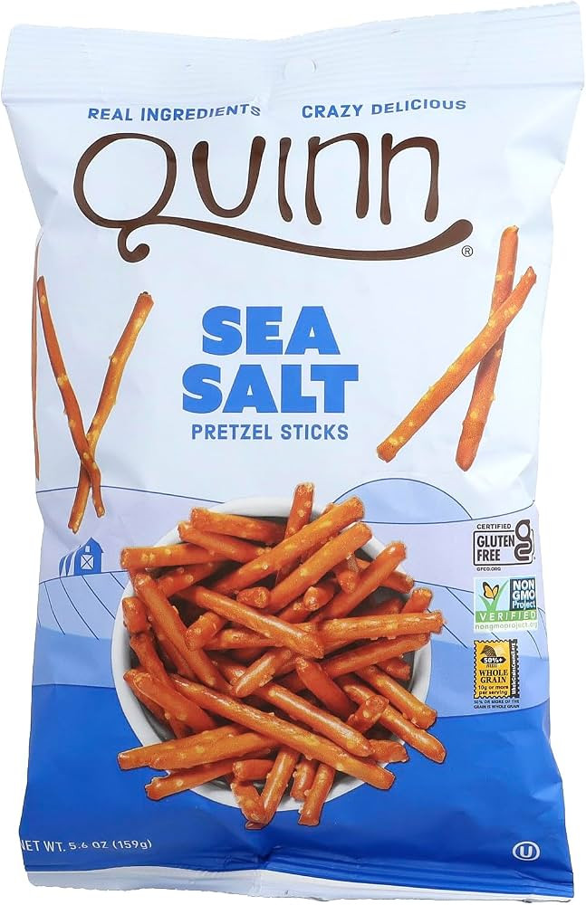 Quinn, Pretzel Sticks Sea Salt, 5.6 Ounce | Amazon (US)