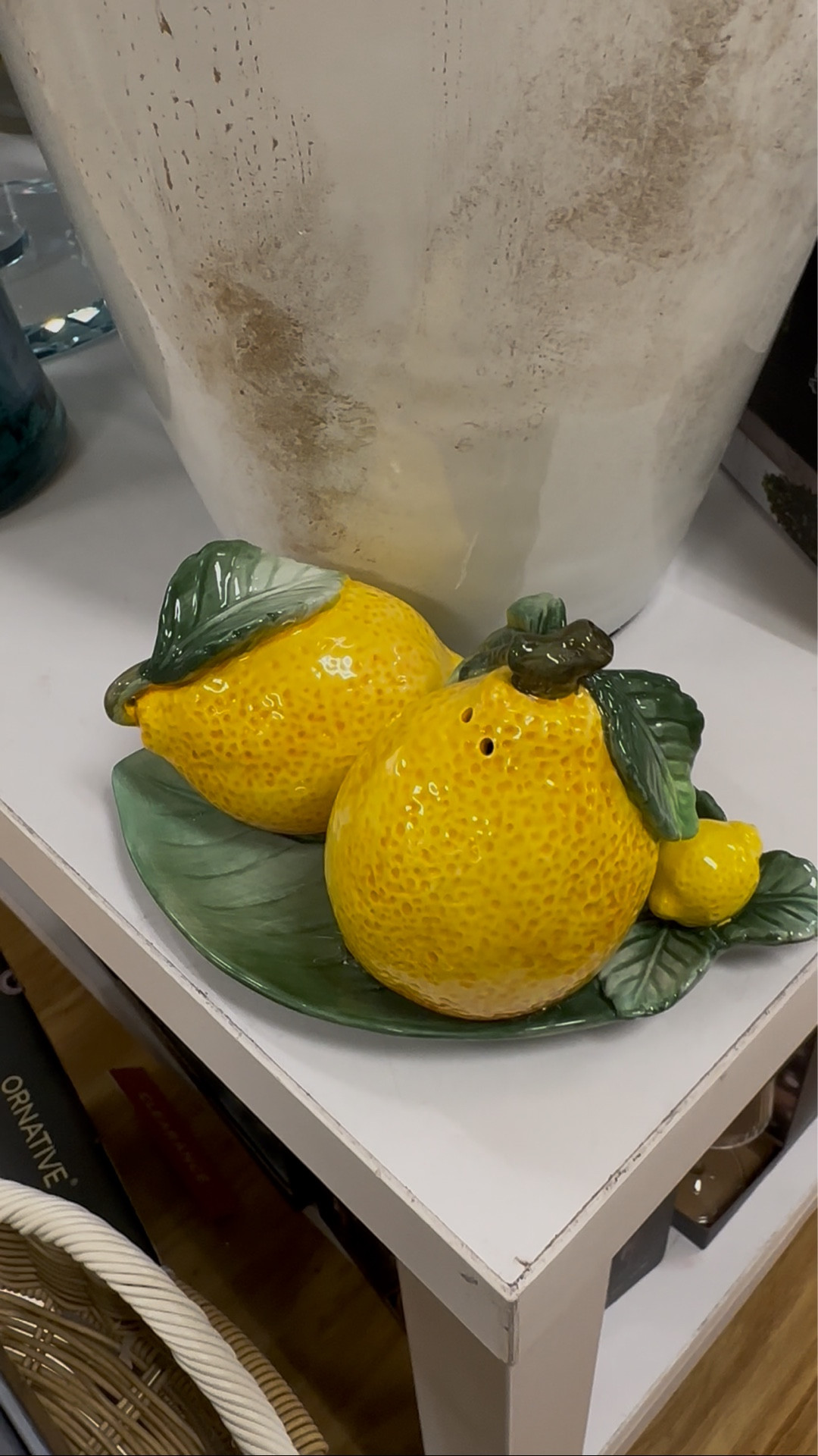 I found the viral Majolica lemon salt and pepper shakers with a dish and they are so adorable and at an amazing price get them now! 

#LTKSeasonal #LTKHome