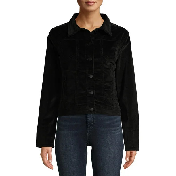 Time and Tru - Time and Tru Ladies Corduroy Jacket - Walmart.com | Walmart (US)