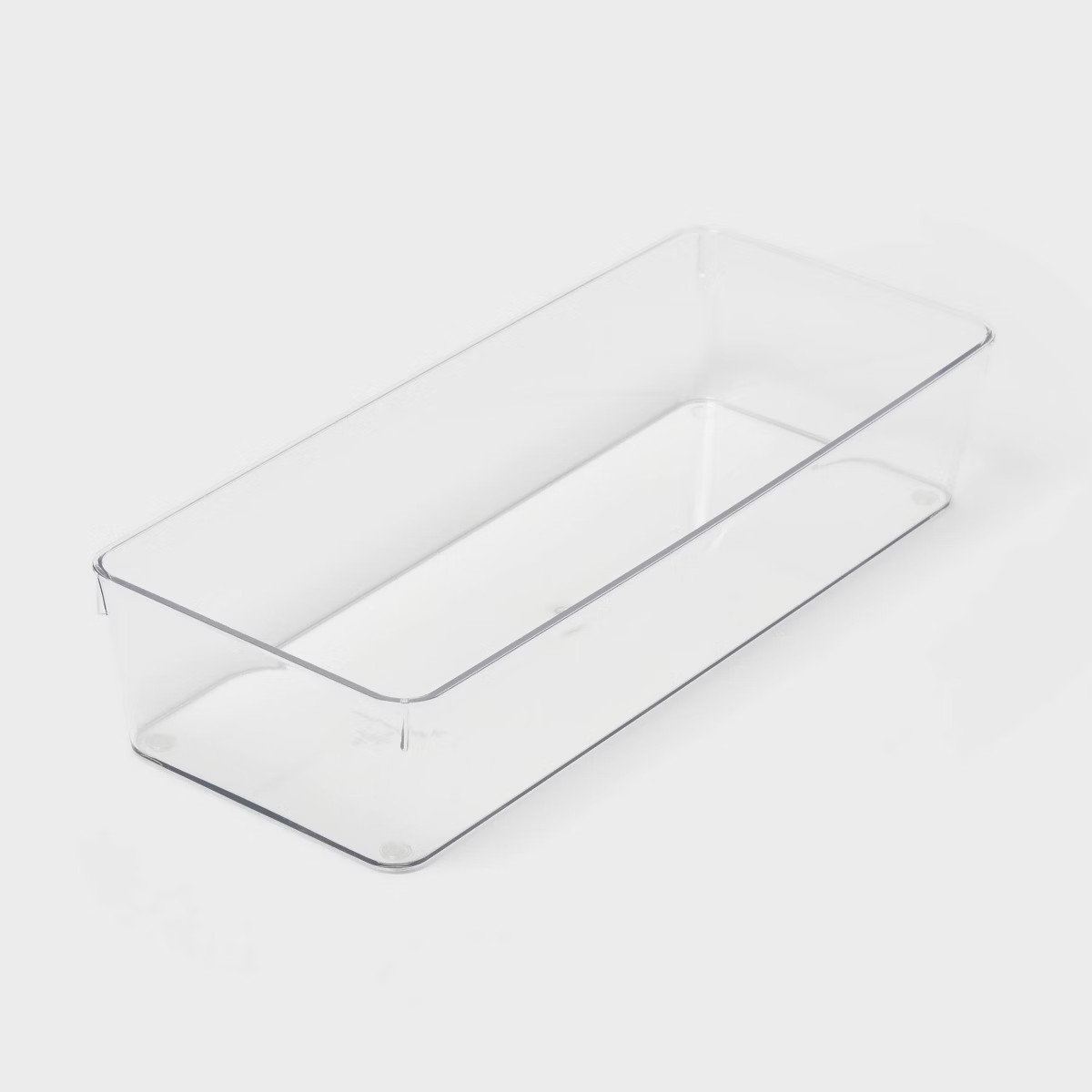 6"x15" Drawer Flatware Organizer - Brightroom™: Clear PETG, In-Drawer Kitchen Storage, Contempo... | Target