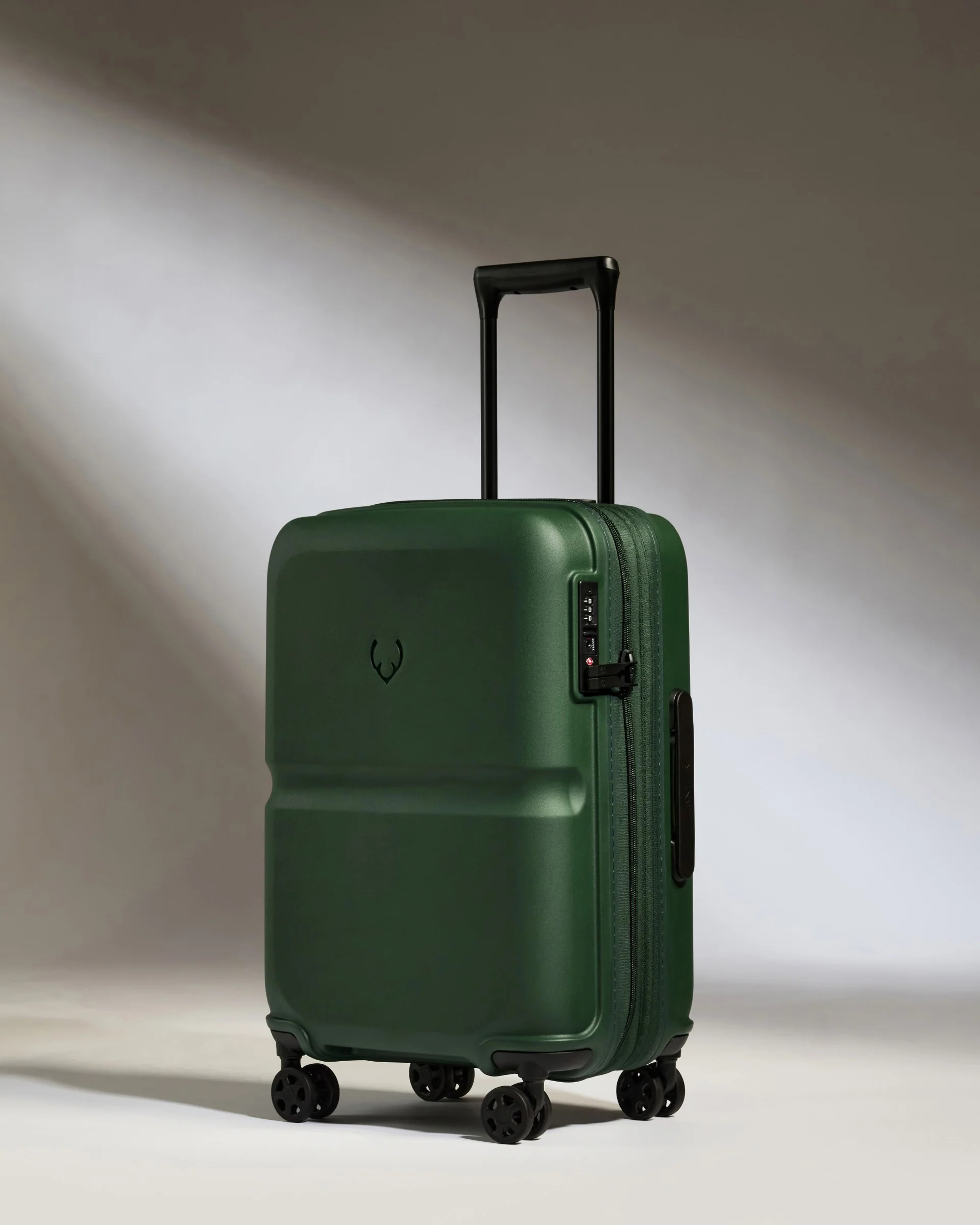 Expandable Carry-on Suitcase in Green - Single Stripe | Carry-on Bag Luggage | Antler USA