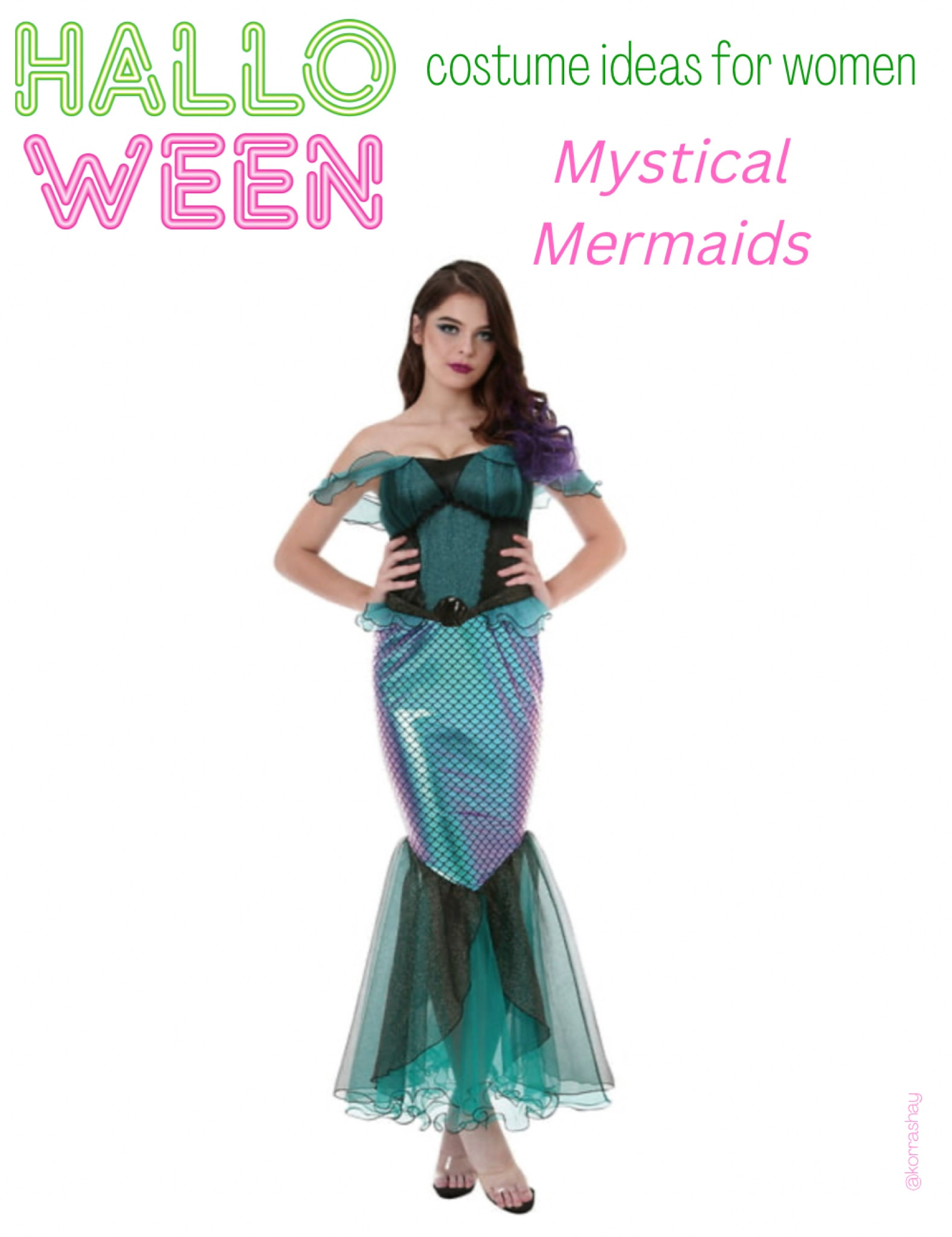 Halloween costume ideas for women: mystical mermaids!

🏷 Halloween ideas, women Halloween costumes, adult Halloween costumes, simple Halloween costumes, funny Halloween costumes

#LTKHalloween #LTKSeasonal