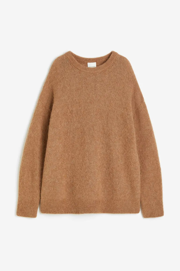 Oversized alpaca-blend jumper | H&M (UK, MY, IN, SG, PH, TW, HK)