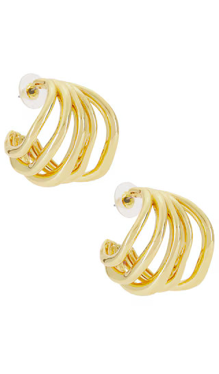 Sonoma Hoop Earrings in Gold | Revolve Clothing (Global)