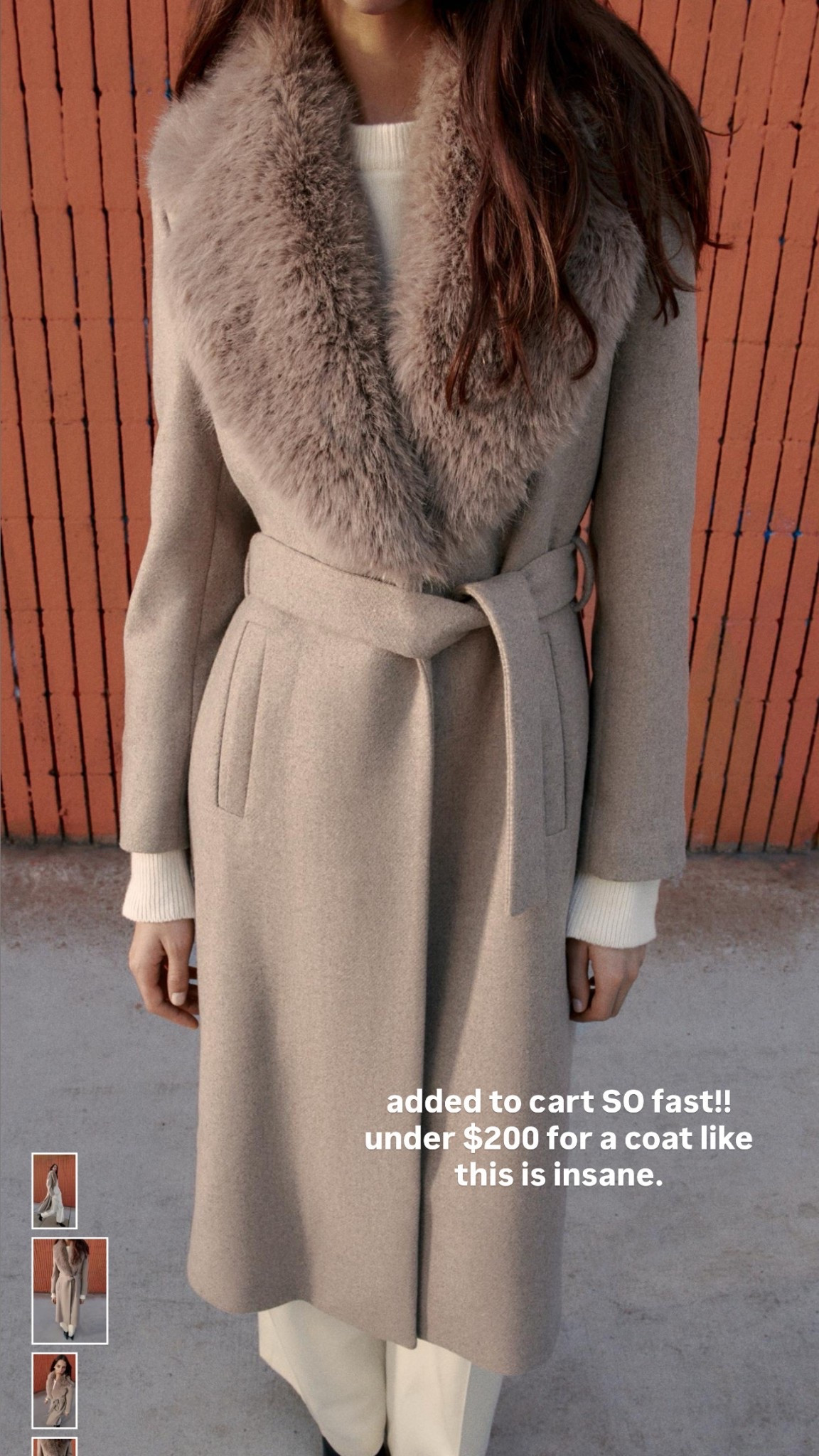 Zara coats are ALWAYS amazing quality! I did XS 

#LTKHoliday