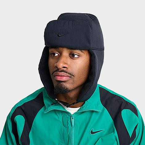 Nike Fly Unstructured Puffer Trapper Cap in Black Size: M-L | Finish Line (US)
