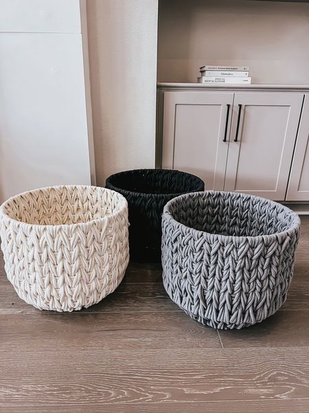 Cb2 lookalike baskets from Walmart! These are such good quality! 

#LTKstyletip #LTKhome #LTKfindsunder50