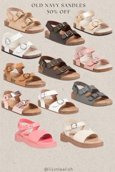 Baby & toddler shoe sale! 50% off the perfect spring/summer sandal! #oldnavy 

#LTKshoecrush #LTKbaby #LTKSpringSale