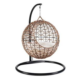 Sam's Pets Nala Medium Brown Hanging Egg Cat Condo Bed | The Home Depot