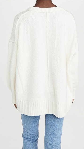 Scoop neck and long sleeves with drop shoulders | Shopbop