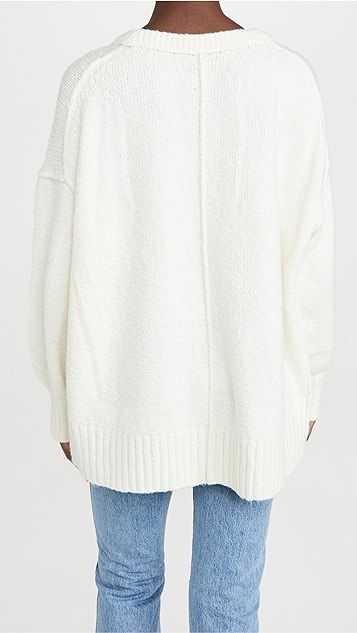 Scoop neck and long sleeves with drop shoulders | Shopbop