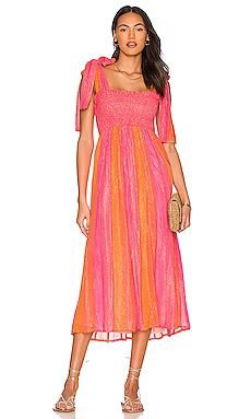 Sundress Melina Dress in Marbella Mix Neon Girl from Revolve.com | Revolve Clothing (Global)