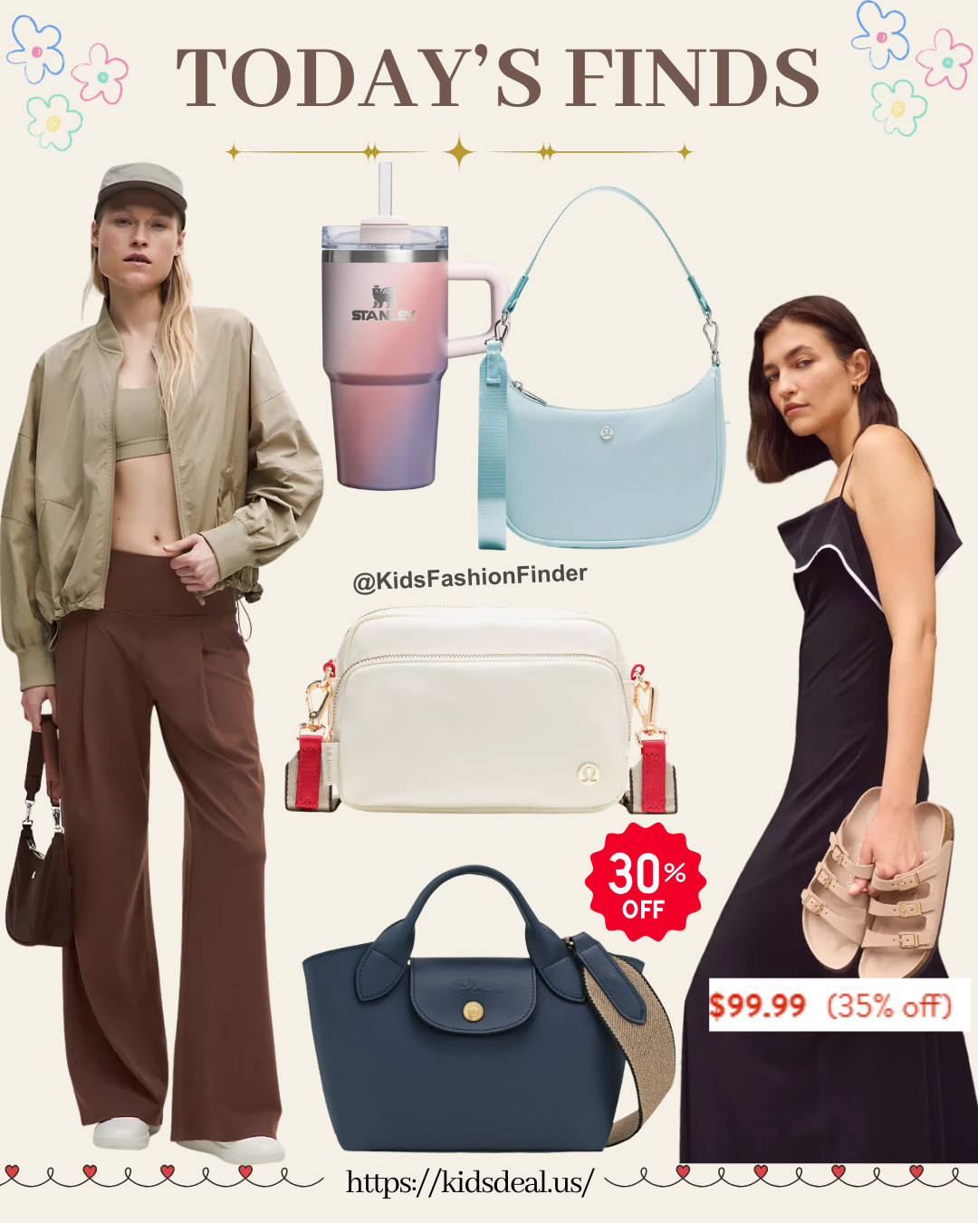 ☀️✨ Summer Essentials You’ll Reach for Every Day! 👜👡🥤

Summer is here — and every outfit needs a stylish bag, comfy sandals, and an ice-cold drink by your side 😍

👜 Longchamp — timeless, lightweight & perfect for travel
👡 Birkenstock — all-day comfort for busy summer days
🥤 Stanley — keeps your drinks ice cold for hours ❄️
✨ lululemon bags & accessories — functional, sporty & chic

🔥 Don't miss these amazing deals on your favorite brands!

#SummerEssentials #Lululemon #StanleyCup #Longchamp #Birkenstock #MomFinds #SummerStyle #TravelEssentials #DealAlert

#LTKmomlife #LTKSaleAlert #LTKTravel