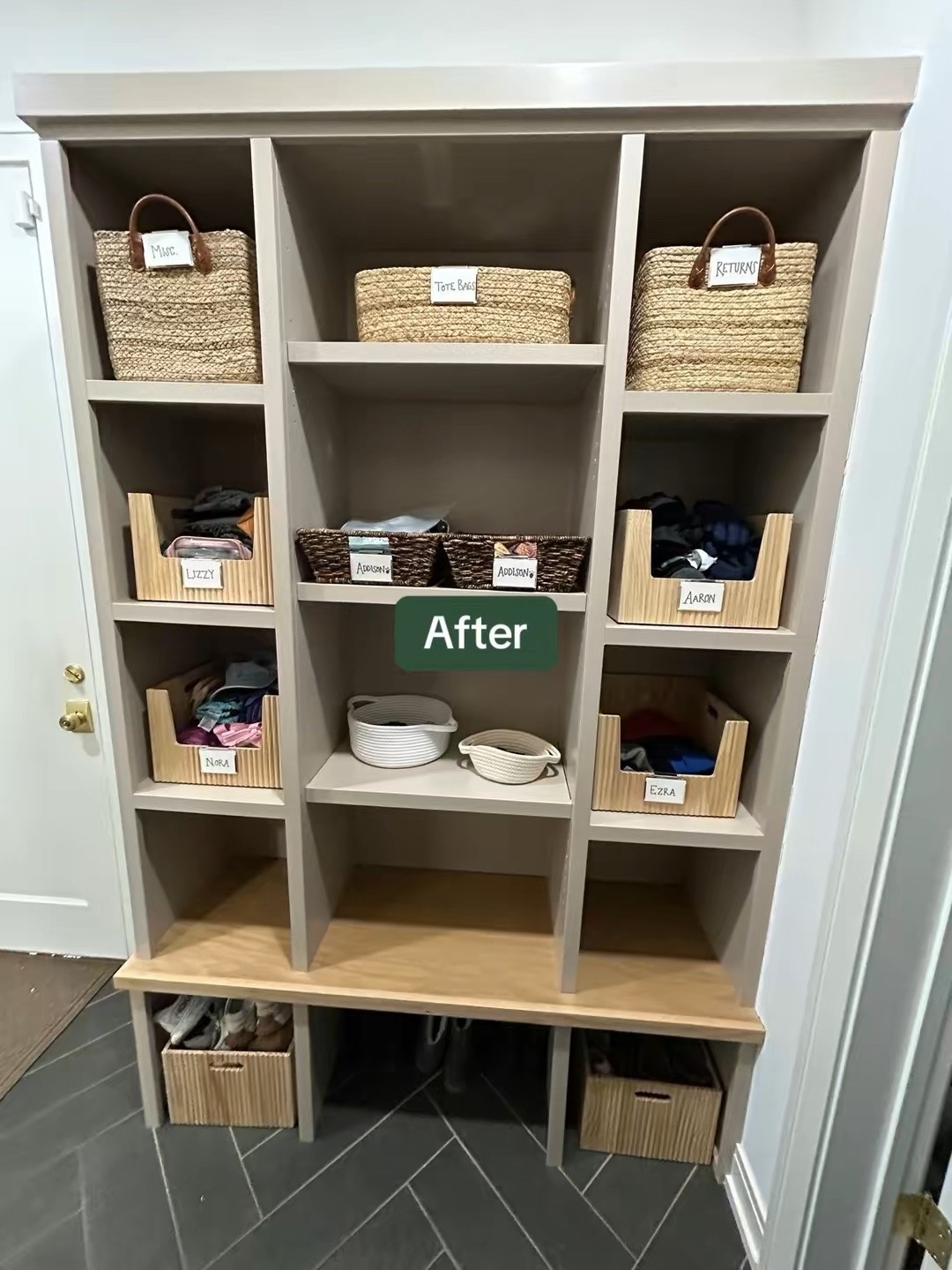 Mudroom Organization - an epic transformation! 

#LTKHome #LTKKids