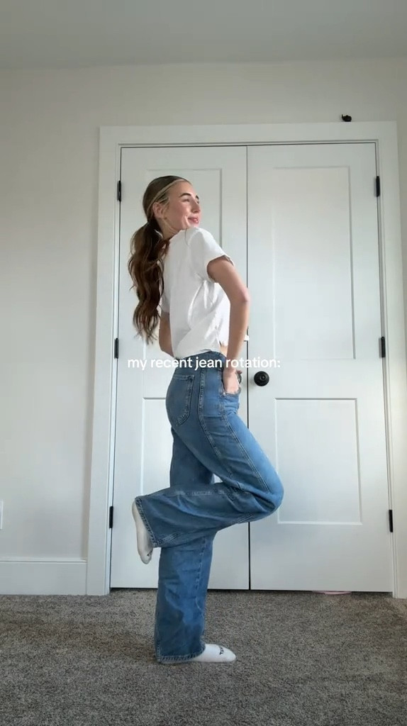 My recent jean rotation, I love a good comfy straight/wide leg jeans… and these are all $40-$128 🤫😍

#LTKFindsUnder100 #LTKFindsUnder50 #LTKStyleTip