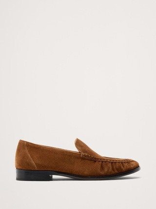 Suede Moc-Toe Loafer | Banana Republic (US)