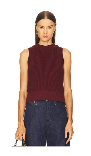 525 Demi Tank in Burgundy. - size S | Revolve Clothing (Global)