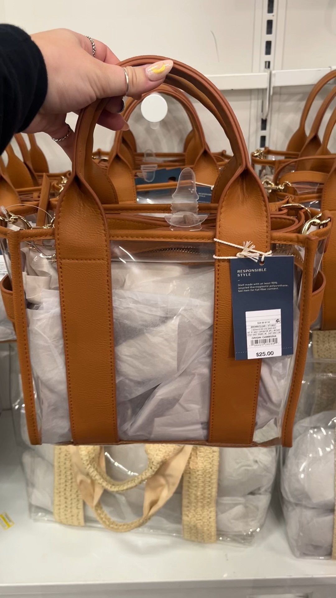 The perfect everyday tote! 🤎 

This Universal Thread Mini Boxy Tote Handbag from Target is a must-have accessory for fall outfits, game day looks, or concert season! The clear bag design is stadium approved, stylish, and functional — fits all the essentials without sacrificing style. Love the tan faux leather straps and versatile crossbody option! ✨

👜 Affordable handbag under $25
🎟️ Clear stadium bag | concert bag | game day purse
🤎 Neutral fall accessory | Target find | must-have tote bag

#LTKFinds #LTKBag #TargetStyle #FallAccessories #TargetFinds #AffordableFashion #OOTD #BagGoals #ClearBagTrend #UniversalThread #EverydayStyle #LTKUnder50 #MicroInfluencerStyle

#LTKFindsUnder50 #LTKItBag #LTKTravel