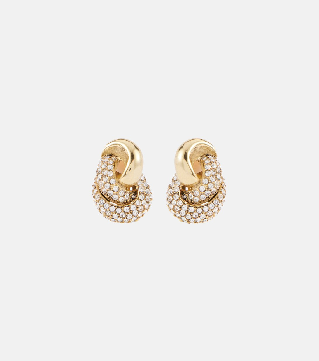 Love Knot 2.0 embellished clip-on earrings | Mytheresa (US/CA)
