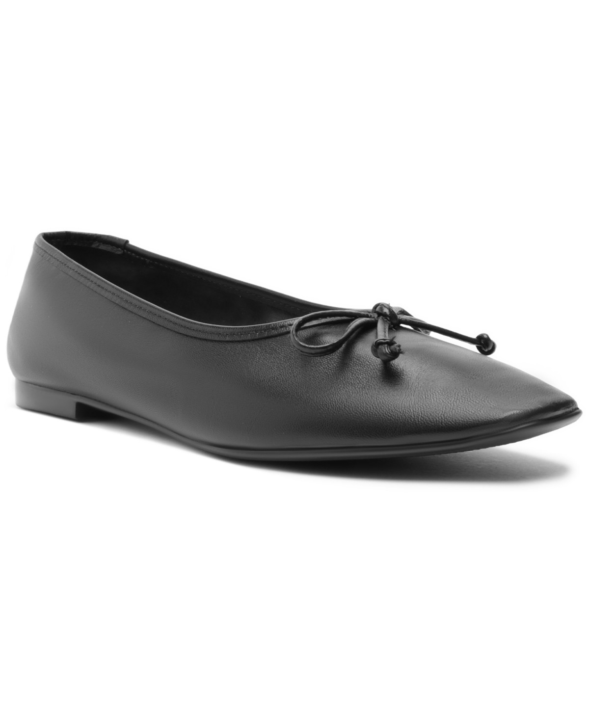 Schutz Women's Arissa Ballet Flats - Black Leather | Macy's
