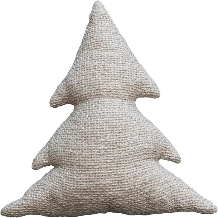 Creative Co-Op, Natural Cotton Tree Shaped Pillow | Amazon (US)