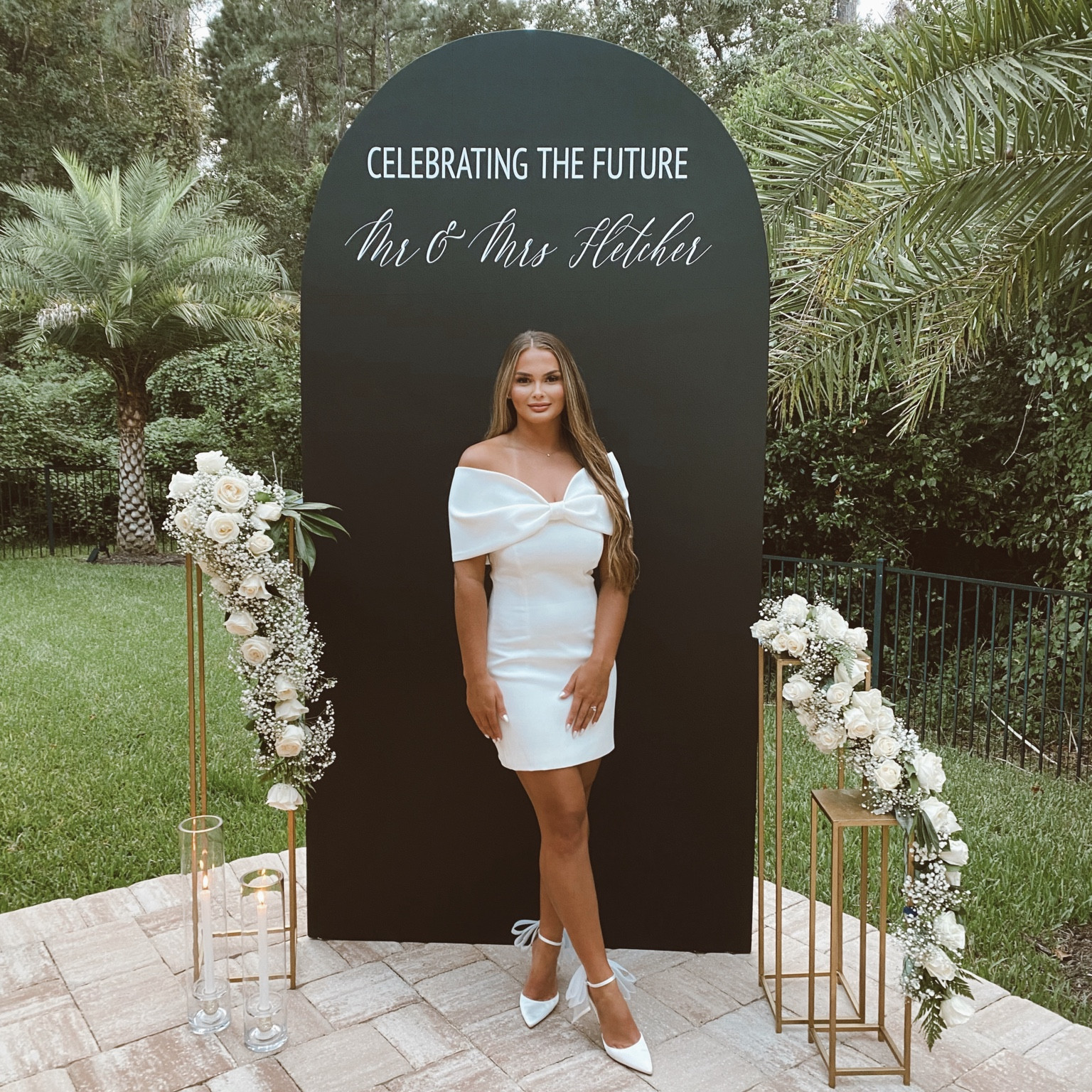 For the bride 🤍
I can’t get over the quality of this dress 🙌🏼 
 I suggest sizing up if you have a big/bigger cup size! I’m wearing a Medium 

Bride to be, white dress, for the bride, wedding, party, reception, rehearsal dinner, bride, holiday, Christmas 

#LTKSeasonal #LTKHoliday #LTKwedding