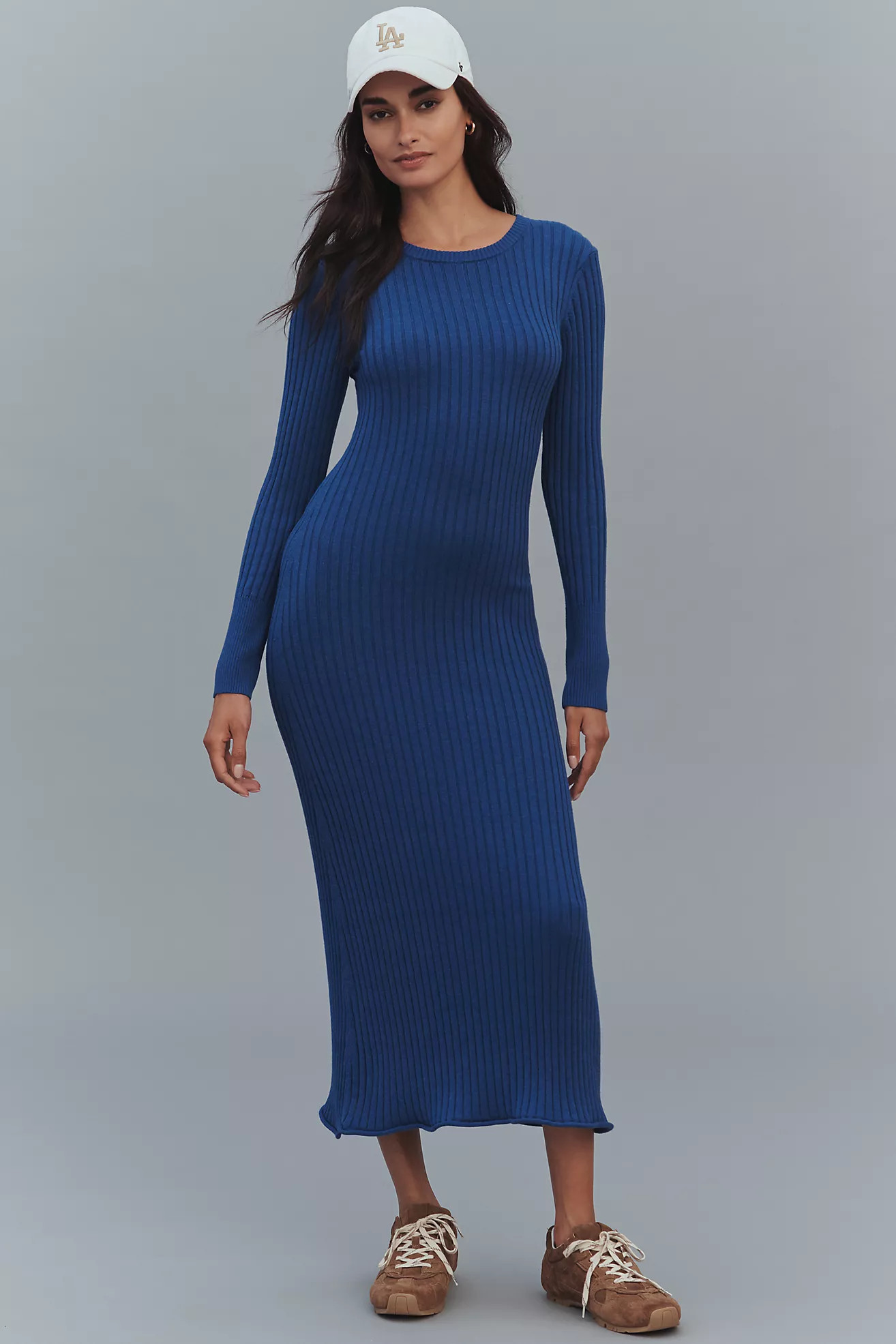 Daily Practice High Tide Long-Sleeve Midi Dress | Anthropologie (US)