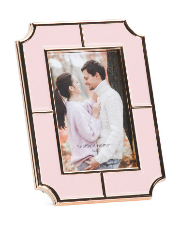 4x6 Faux Leather Tabletop Picture Frame | TJ Maxx