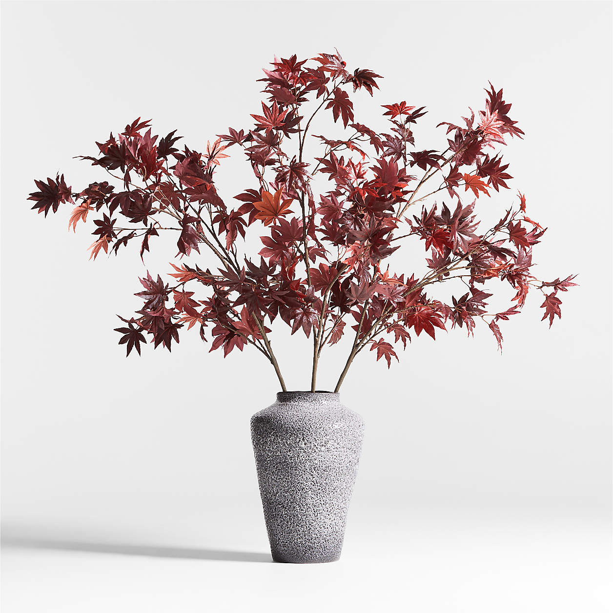 Faux Red Japanese Maple Stem 60" | Crate & Barrel | Crate & Barrel