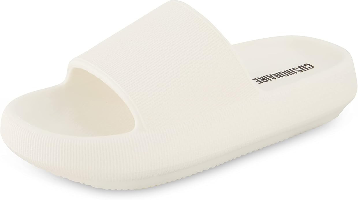 CUSHIONAIRE Women's Feather cloud recovery slide sandals with +Comfort | Amazon (US)