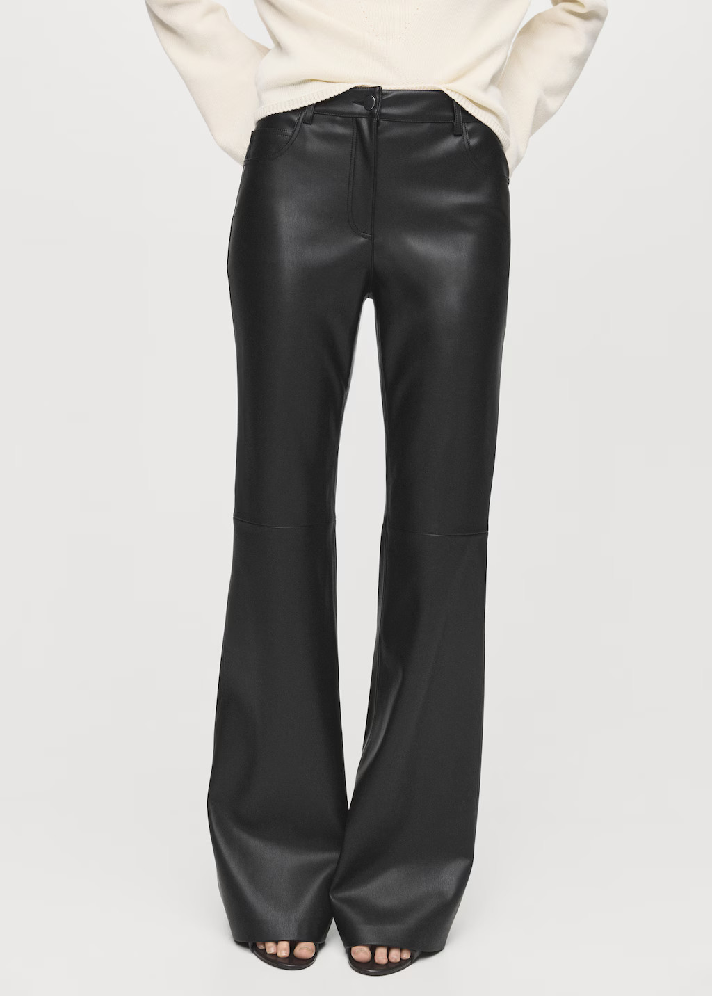 Leather-effect skinny pants - Women | MANGO USA | Mango (US/MX/AU)