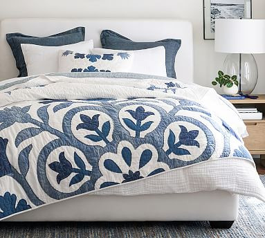 Mahalo Cotton Applique Quilt | Pottery Barn (US)